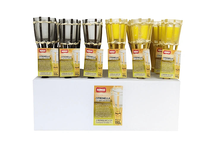 Citronella 30.5cm Bamboo Torch - 24PK