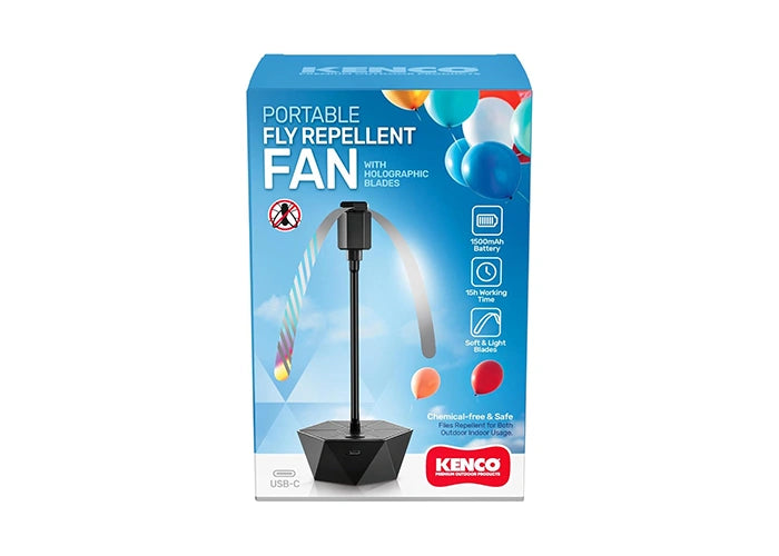 Fly Repellent Fan Reachargeable USB- 6 PACK