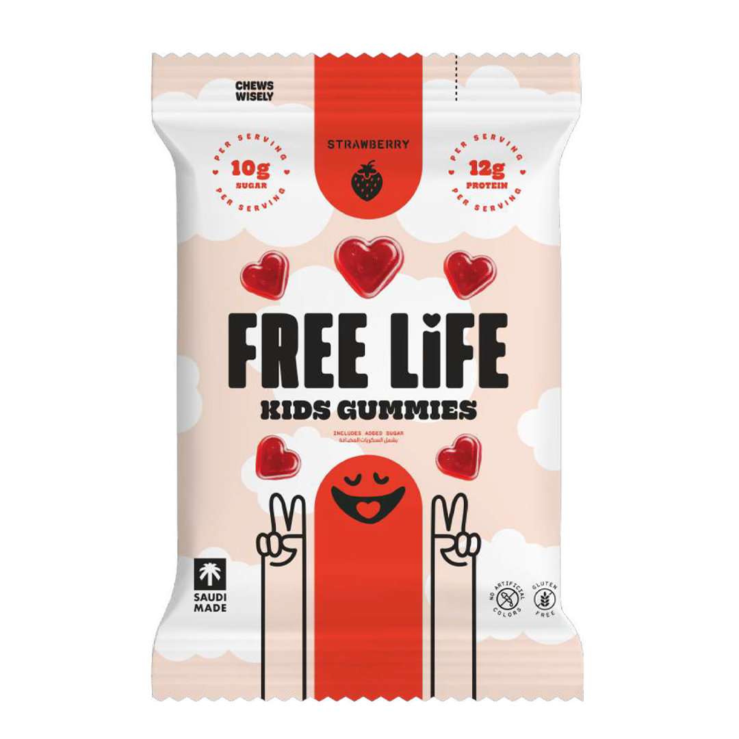 Kids Strawberry Gummies UAE - Classic Protein Snack Children Love