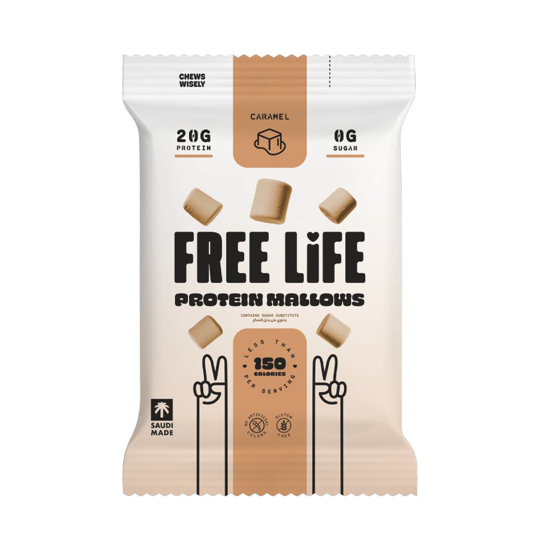 Caramel Protein Mallows UAE - Rich Dessert-Style High-Protein Snack
