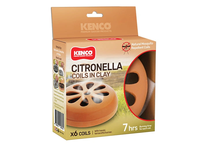 Citronella Coils in Clay x6