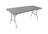 6 Feet Fold in Half Table (wood grain)