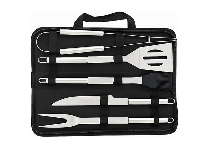 5 Pcs BBQ Utensils Set with Case