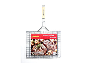 BBQ Grill with wooden handle 40x30
