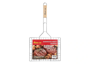 BBQ Grill with wooden handle 35x25