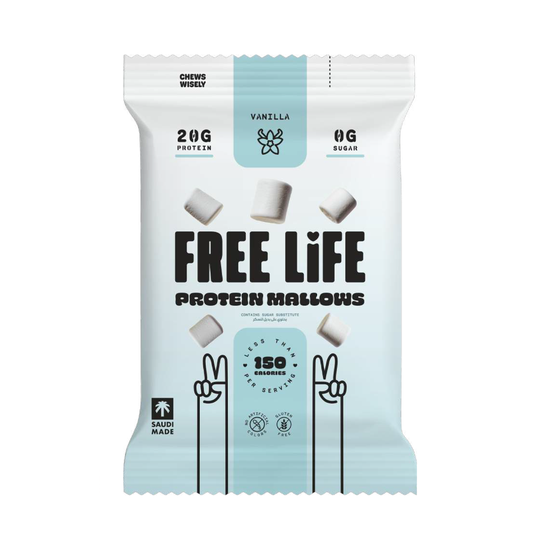 Vanilla Protein Mallows UAE - Creamy High-Protein Marshmallow Snack