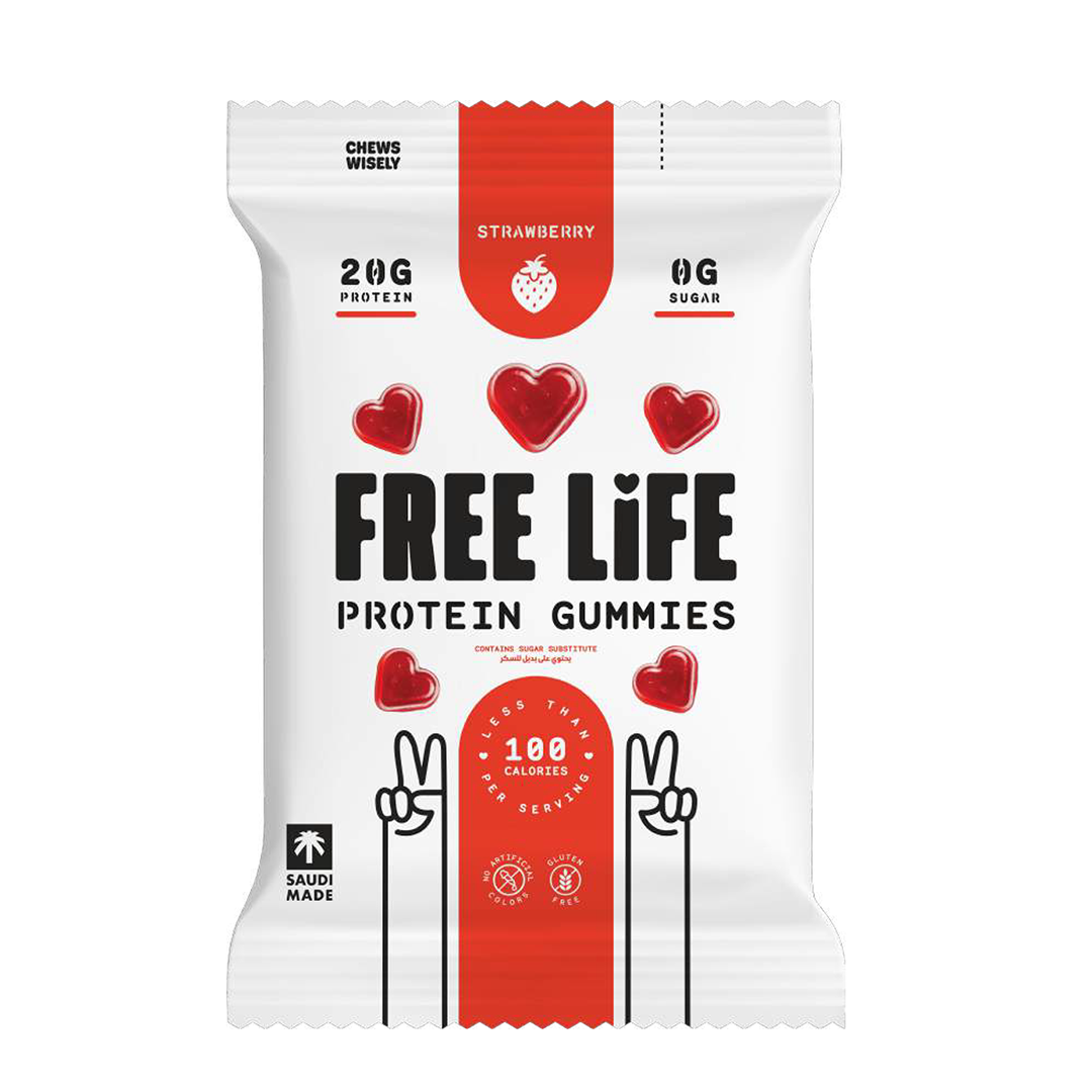 Strawberry Protein Gummies UAE - High Protein Snack